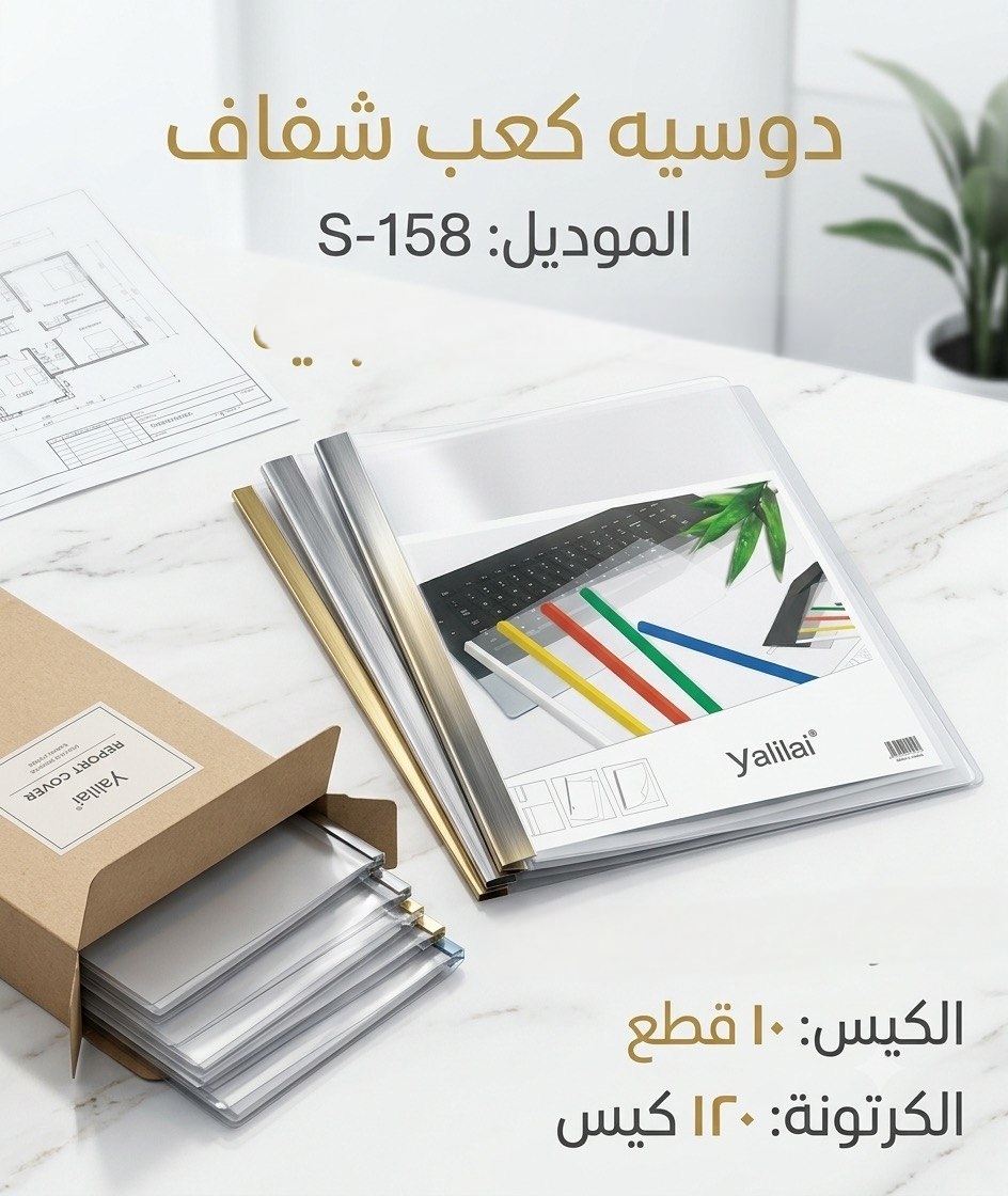 باكت دوسية كعب شفاف